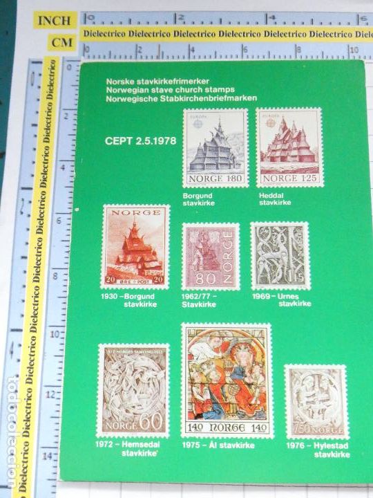 Postkarten: POSTAL DE NORUEGA. FILATELIA SELLOS NORUEGOS . 470