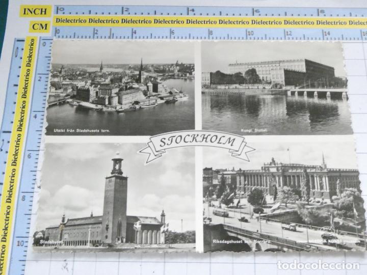 Postales: POSTAL DE SUECIA. A&Ntilde;OS 30 50. ESTOCOLMO VISTAS. 485