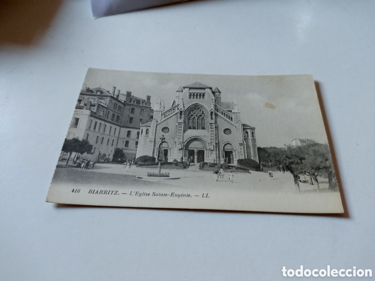 Postales: Postal Biarritz iglesia - Foto 1