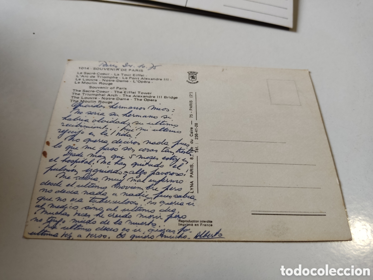 Postales: Postal Paris - Foto 2