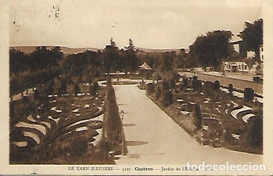 Cartoline: LE TARN ILLUSTR&Eacute; - 5127. CASTRES - JARDIN DE L'&Eacute;V&Ecirc;CHE - CIRCULADA 1931