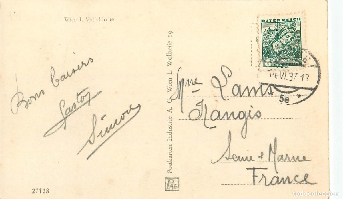 Postales: Postal AUSTRIA, Viena Vovitkirche - Foto 2