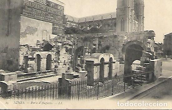 Postales: NIMES - 25. PORTE DAGUGUSTE - SIN CIRCULAR - Foto 1