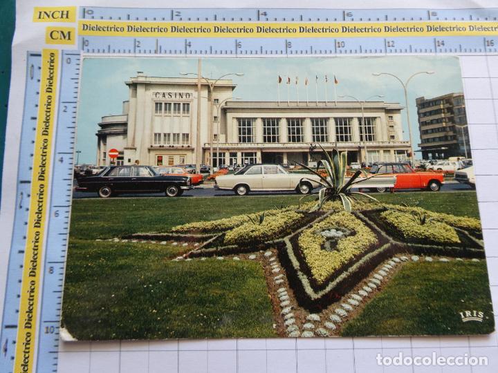 Cartoline: POSTAL DE B&Eacute;LGICA. KNOKKE ALBERT PLAGE CASINO COCHES. 661