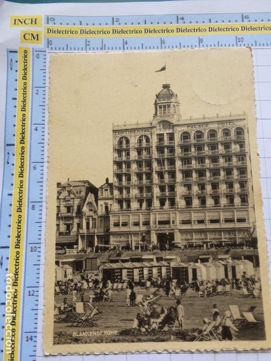 Cartoline: POSTAL DE B&Eacute;LGICA. BLANKENBERGHE. HOTEL CONTINENTAL PALACE. 676