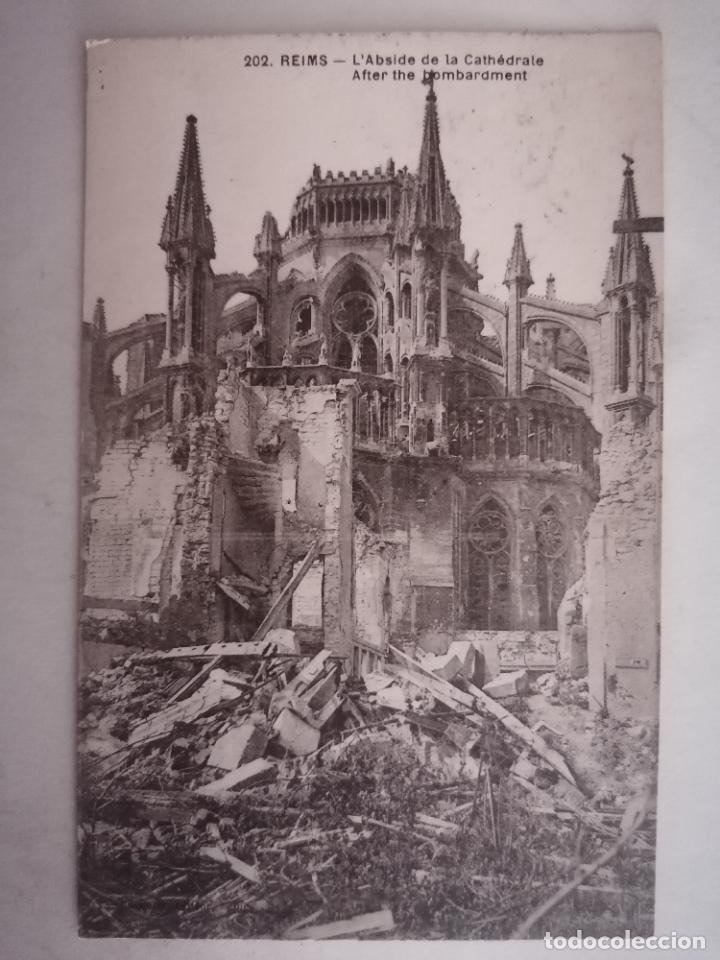 Postales: POSTAL REIMS EL ABSIDE DE LA CATEDRAL, SIN CIRCULAR - Foto 1