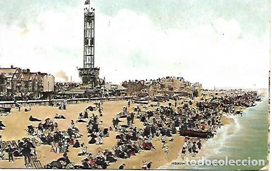 Postais: NORTH BEACH & TOWER - CT YARMOUTH - CIRCULADA 1906