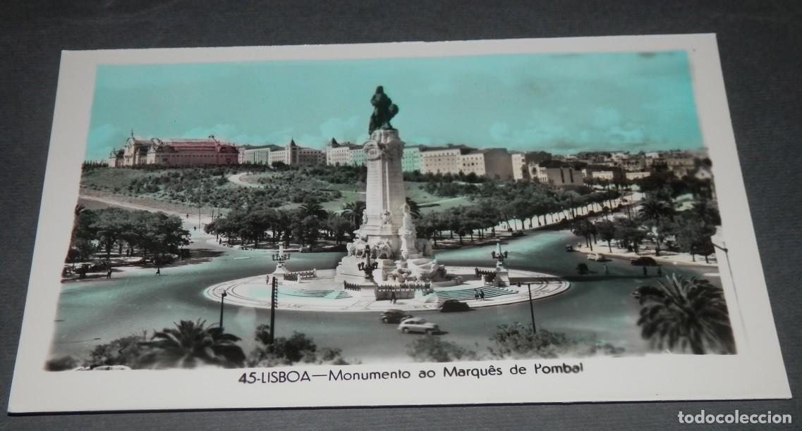 Postales: TARGETA POSTAL DE LISBOA - MARQUES DE POMBAL - Foto 1