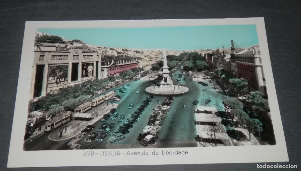 Postales: TARGETA POSTAL DE LISBOA - AVENIDA DE LA LIBERDAD - Foto 1