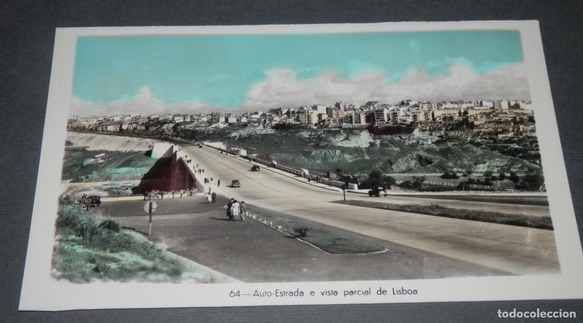 Postales: TARGETA POSTAL DE LISBOA - AUTO-ESTRADA E VISAT PARCIAL - Foto 1