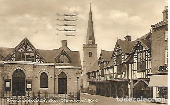 Postais: MUCH WENLOCK WAR MEMORIAL HALL - CIRCULADA 1933