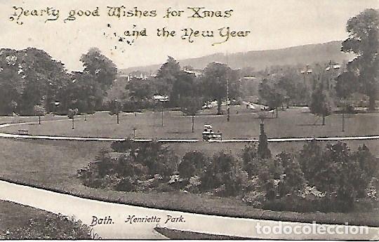 Postais: BATH - HENRIETTA PARK - CIRCULADA 1907