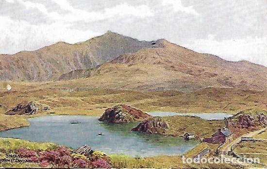 Postais: SNOWDON FROM L. DWYARCHEN - CIRCULADA 1948