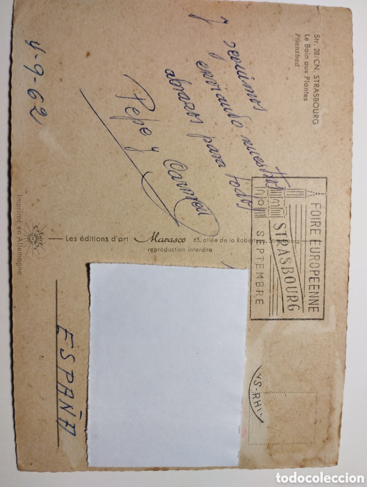 Postales: POSTAL FRANCIA, ESTRASBURGO - Foto 2