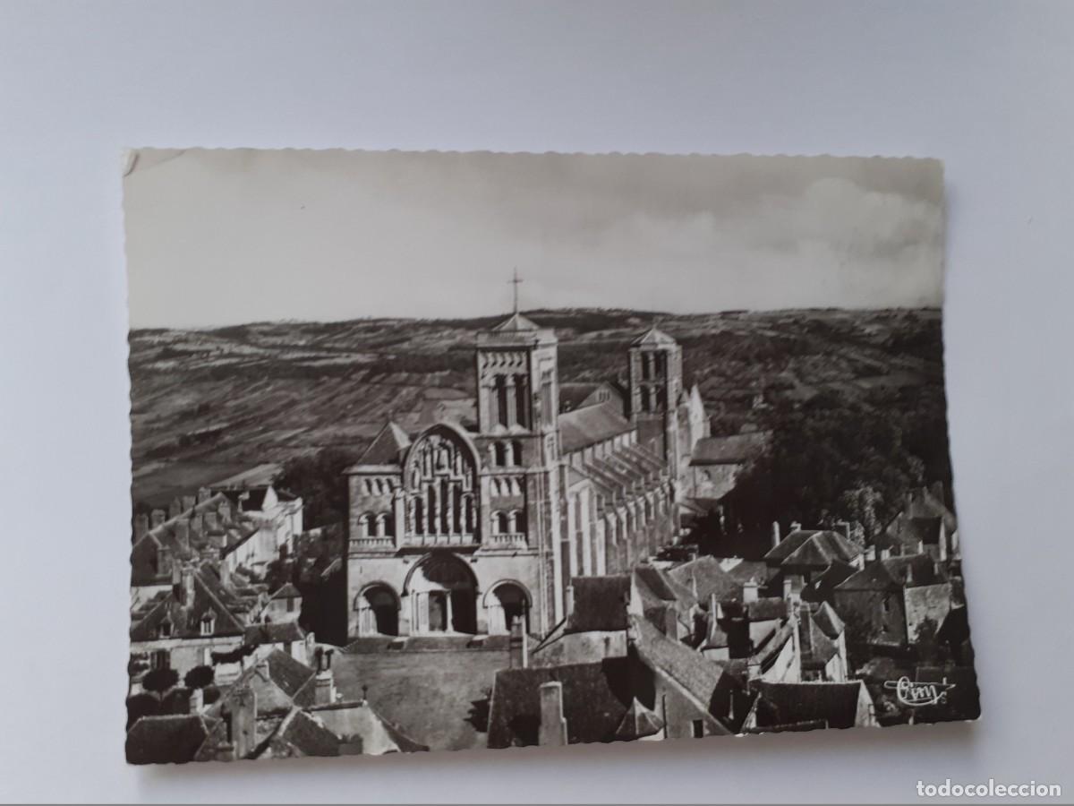 Postkarten: POSTAL FOTO - FRANCIA - VEZELAY VISTA A&Eacute;REA GENERAL DE LA BAS&Iacute;LICA DE LA MADELEINE - S/C