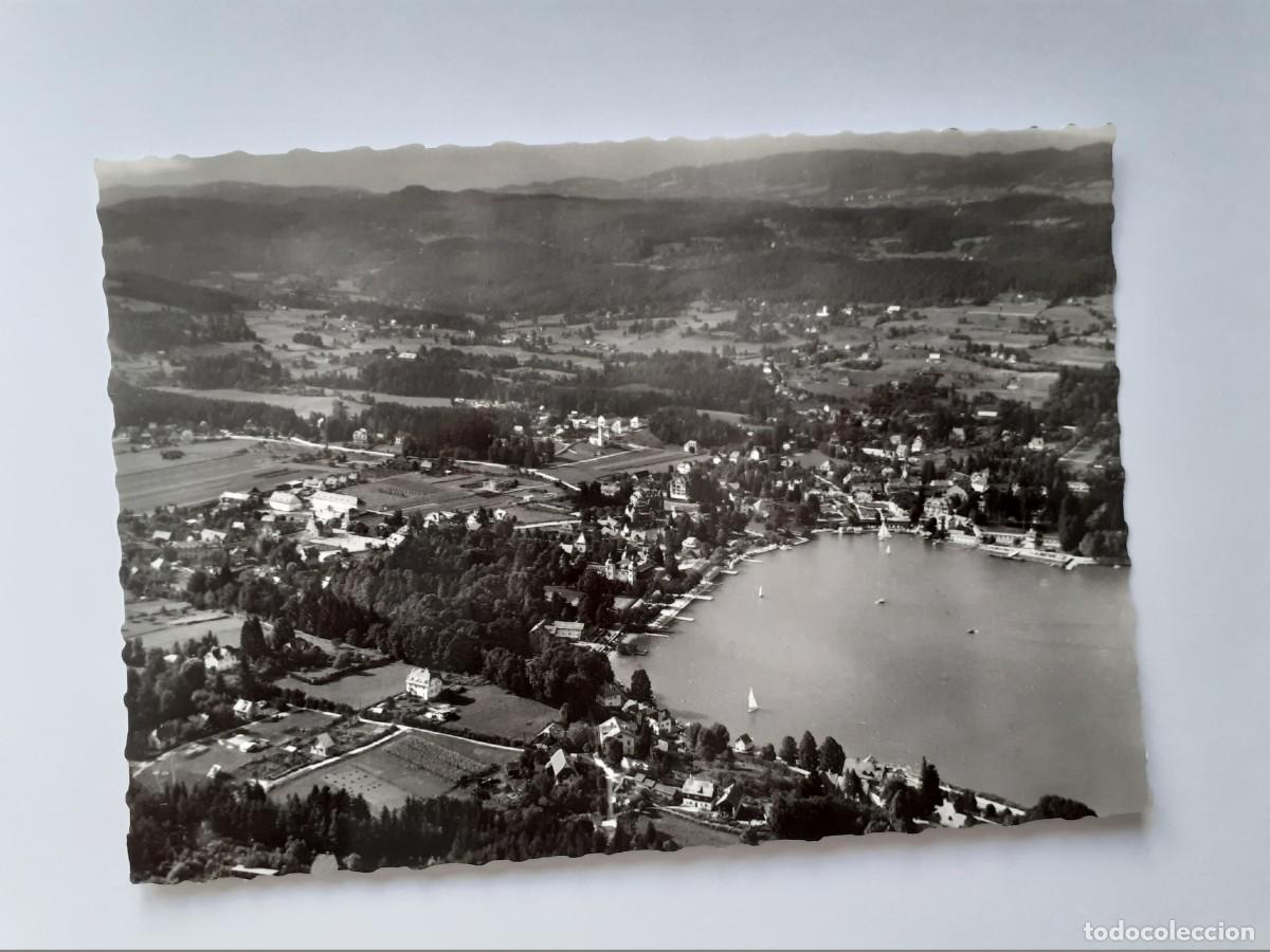 Postais: POSTAL FOTO - ALEMANIA - SPA VELDEN AM W&Ouml;RTHERSEE VISTA A&Eacute;REA - ESCRITA
