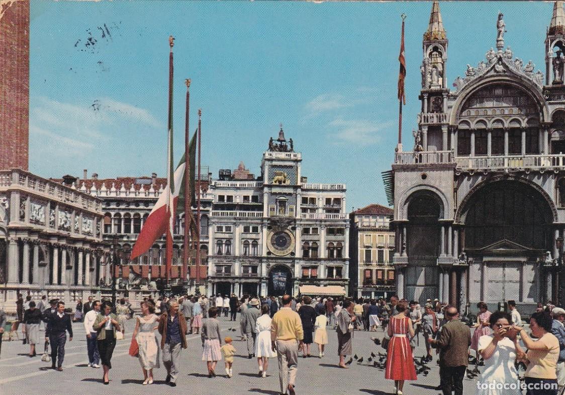 Postais: Venezia - Piazza S. Marco &middot; Torre dell'Orologio / Circulada