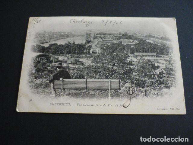 Postales: CHERBOURG FRANCIA POSTAL - Foto 1