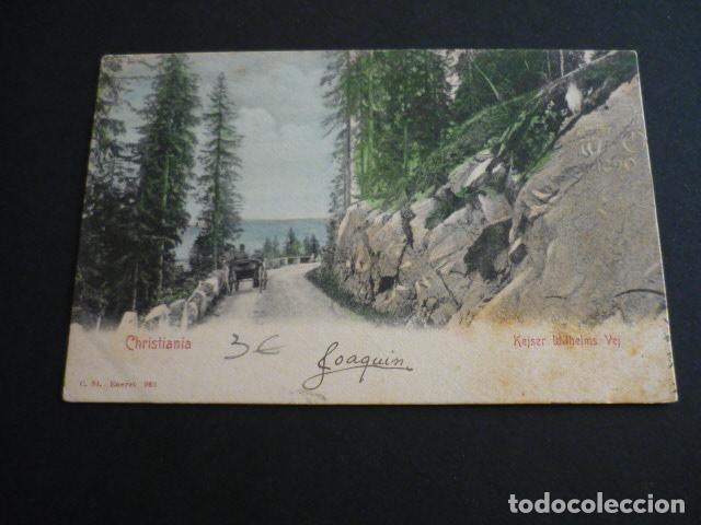 Postkarten: CHRISTIANIA NORUEGA POSTAL