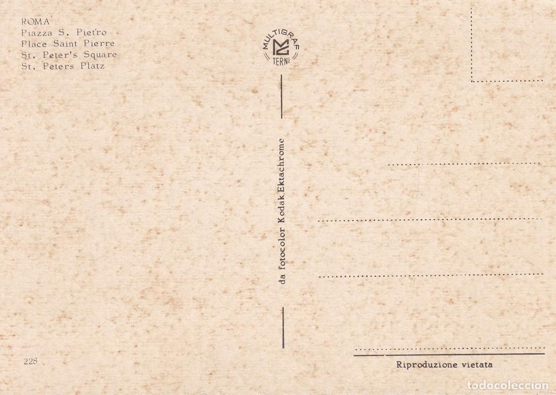 Postales: 228 Roma - Piazza S. Pietro - Foto 2