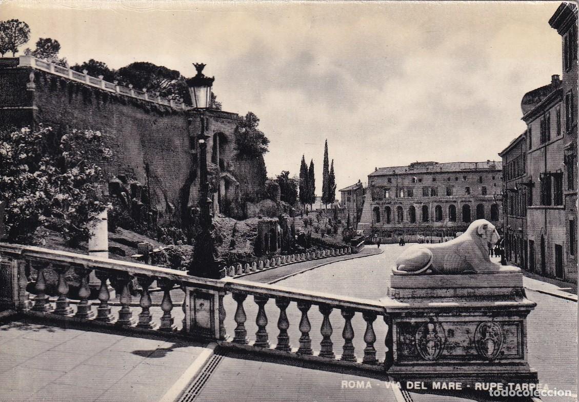 Postales: Roma / Via del mare - Rupe Tarpea - Foto 1