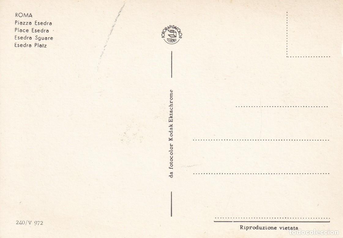 Postales: Roma - Piazza Esedra - Foto 2