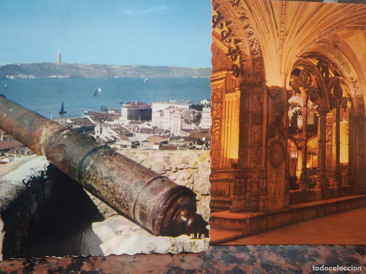 Postales: LISBOA - LOTE DOS POSTALES - CLAUSTRO Y CASTELO - Foto 1