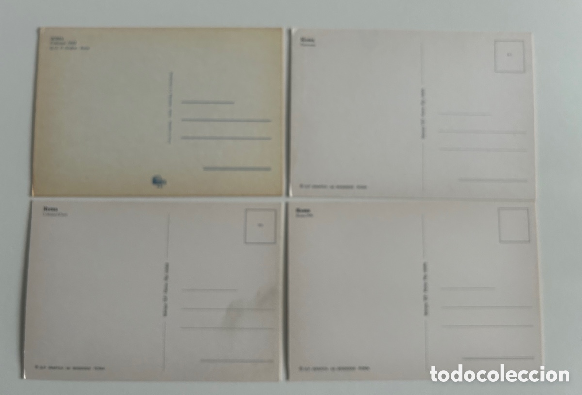 Postales: 4 POSTALES SIN CIRCULAR DE ROMA - Foto 2