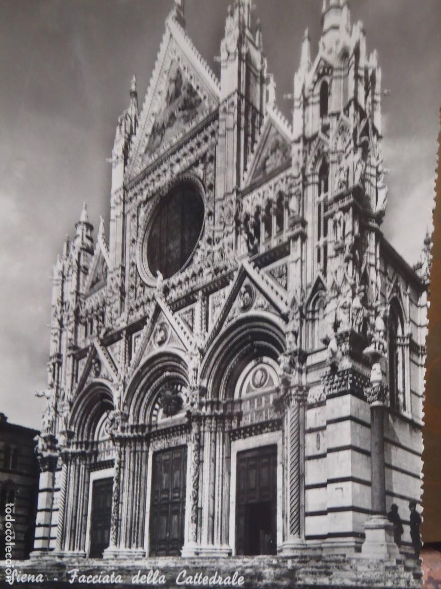 Postales: SIENA - FACHADA CATEDRAL - Foto 1