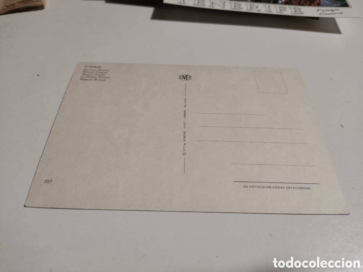 Postales: Postal Firenze palacio,banderas - Foto 2