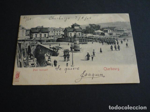 Postales: CHERBOURG FRANCIA POSTAL - Foto 1