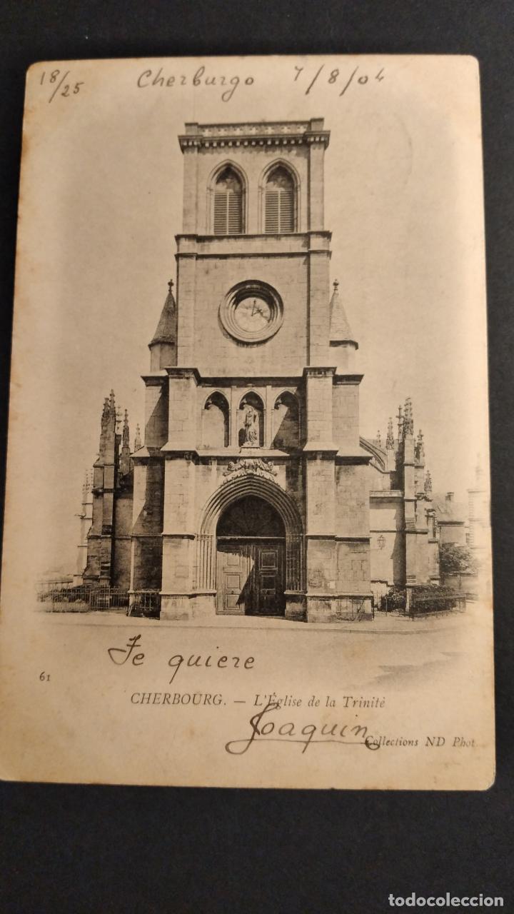 Postales: CHERBOURG FRANCIA POSTAL - Foto 1
