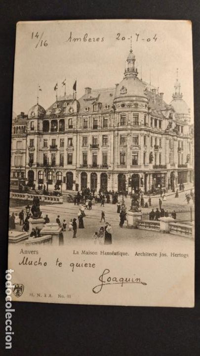 Postales: ANVERS BELGICA POSTAL - Foto 1