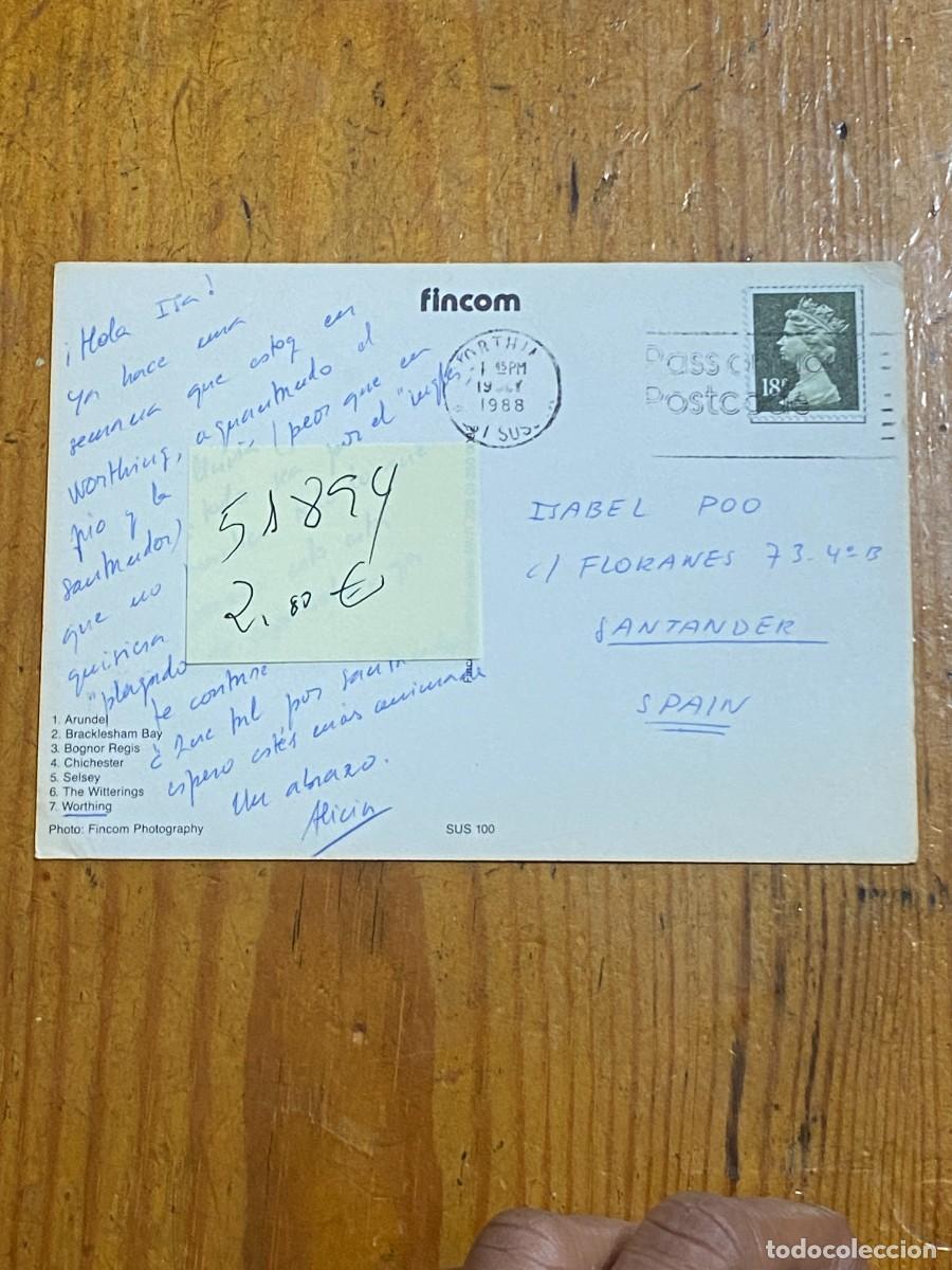 Postales: N&ordm; 51894 POSTAL SANTANDER - Foto 2