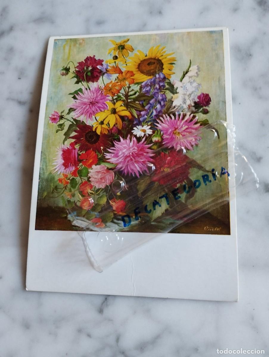Postales: Postal Otto Vaelti Girasol y dalias