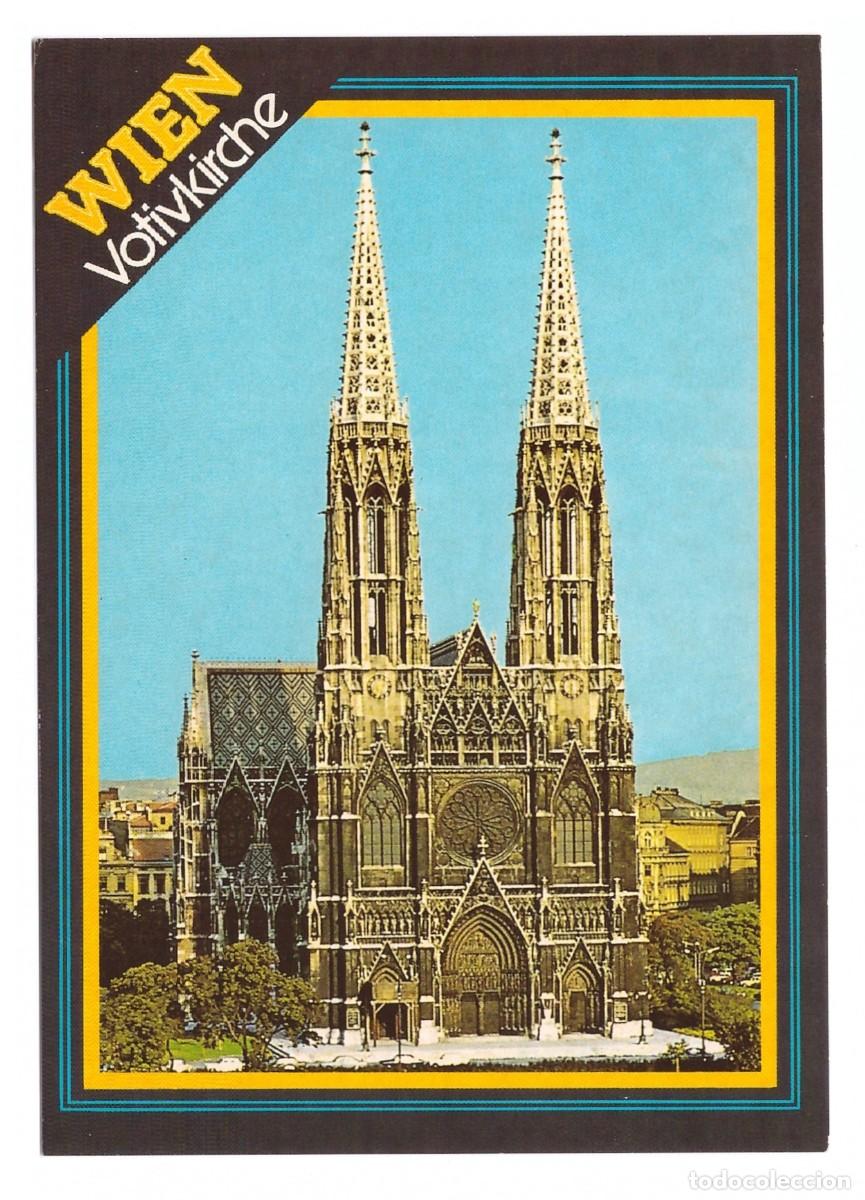 Postales: AUSTRIA &bull; VIENA &bull; VOTIVKIRCHE - Foto 1