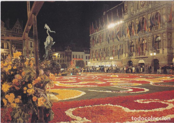 Postkarten: BELGICA, AMBERES, GRAN PLAZA, TAPIZ DE FLORES &ndash; UITG THILL 400/325 &ndash; S/C