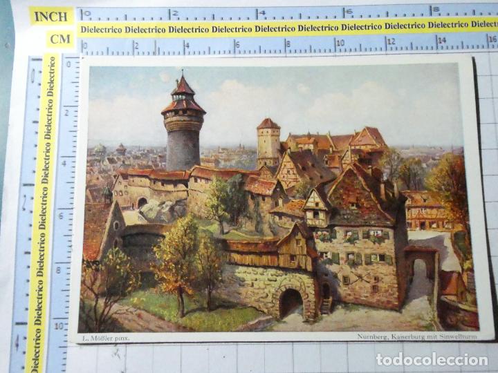 Postais: POSTAL DE ALEMANIA. NUREMBERG N&Uuml;RNBERG. KAISERBURG MIT SINWELLTURM 990