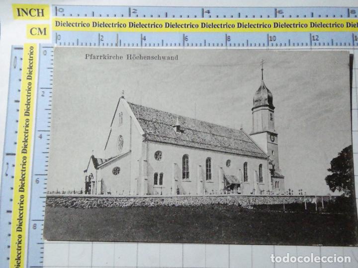 Postales: POSTAL DE ALEMANIA. PFARRKIRCHE H&Ouml;CHENSCHWAND REINERTRAG KRIEGERJAHRTAG DENKMAL 1010