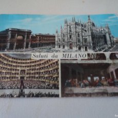 Postales: SALUTI DA MILANO, ED. GM, CIRCULADA 1975