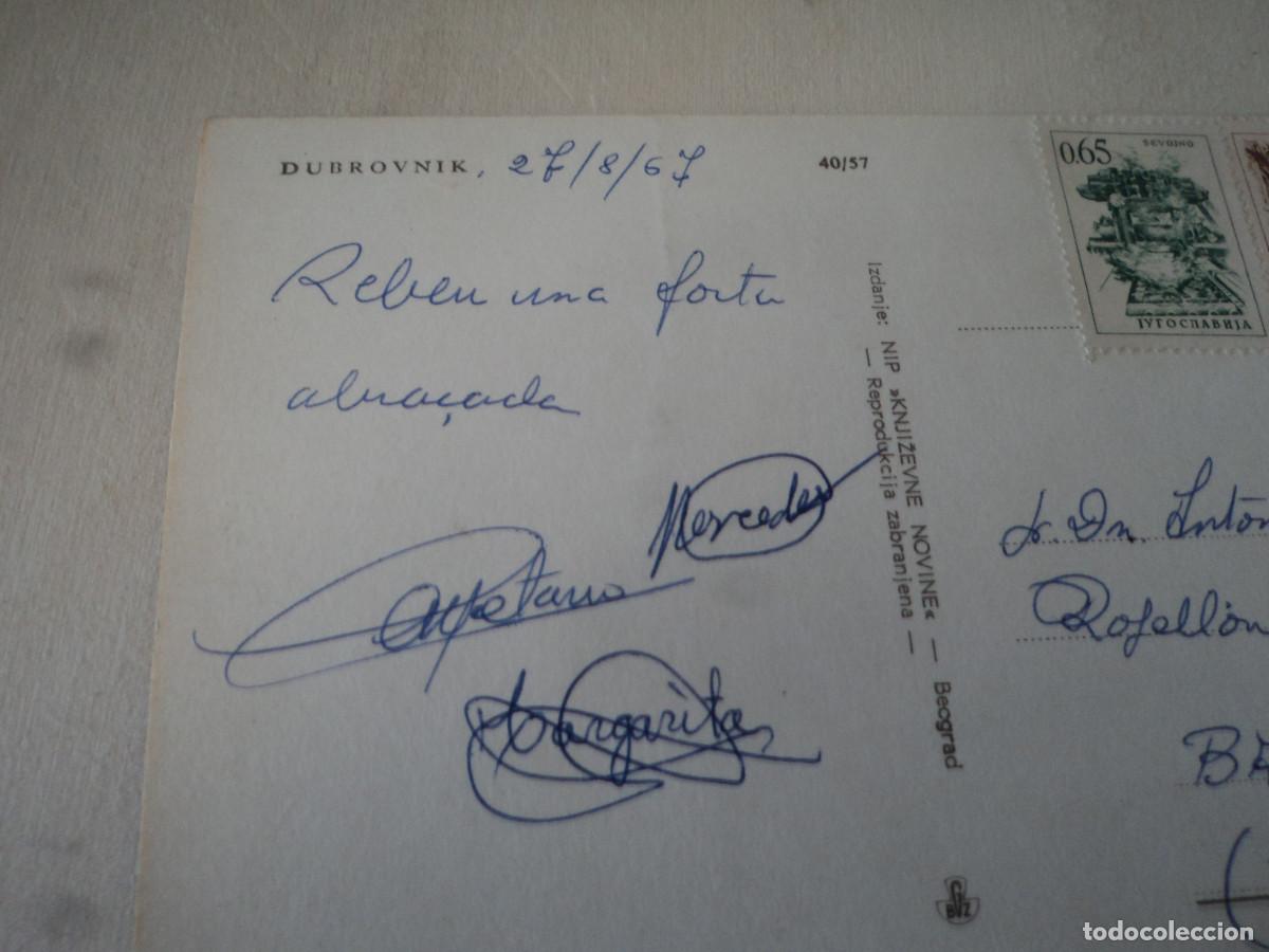 Postales: DUBROVNIK, CIRCULADA 1967 - Foto 2