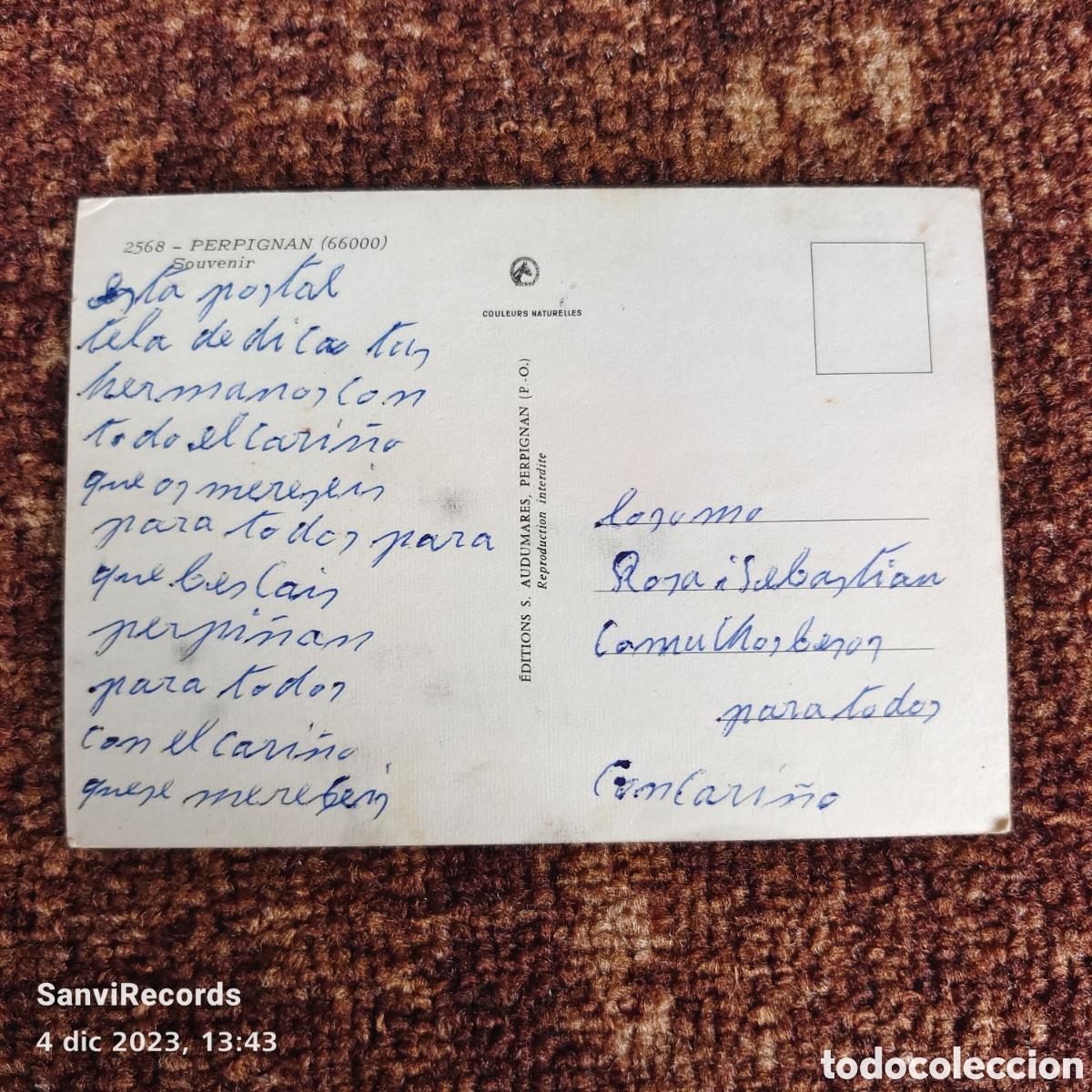 Postales: POSTAL: PERPIGNAN (FRANCIA) - Foto 2