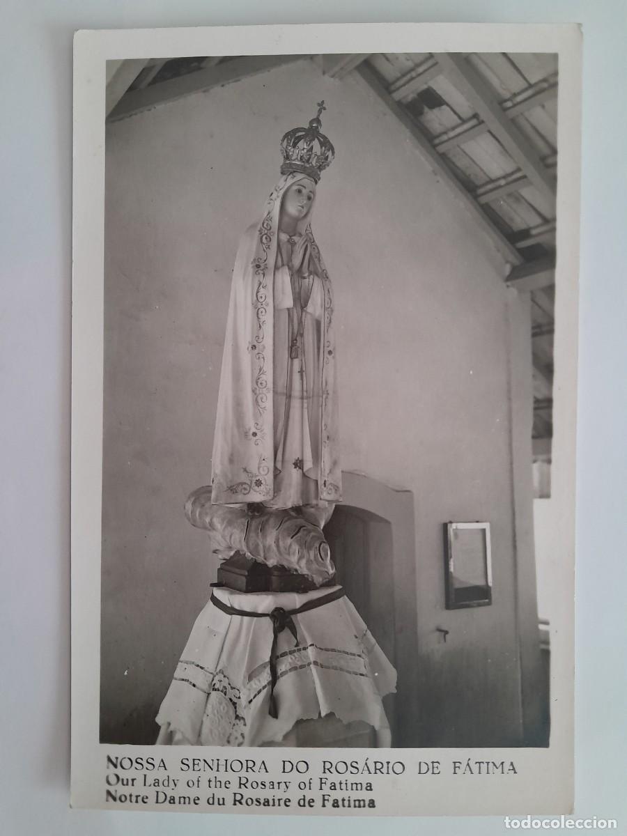 Postais: ANTIGUA TARJETA POSTAL PORTUGAL NUESTRA SE&Ntilde;ORA ROSARIO DE FATIMA RV 1713