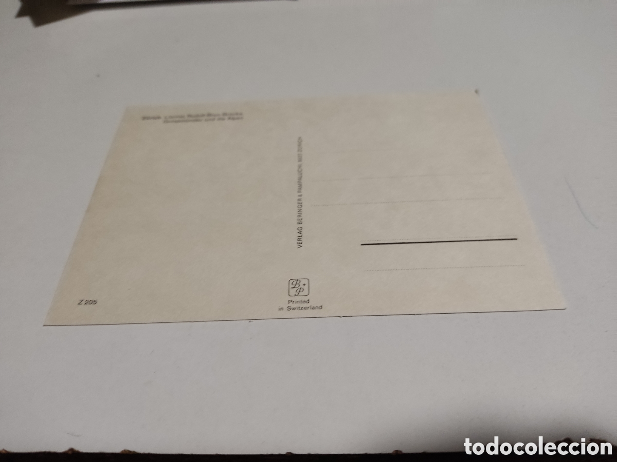 Postales: Postal Zurich - Foto 2