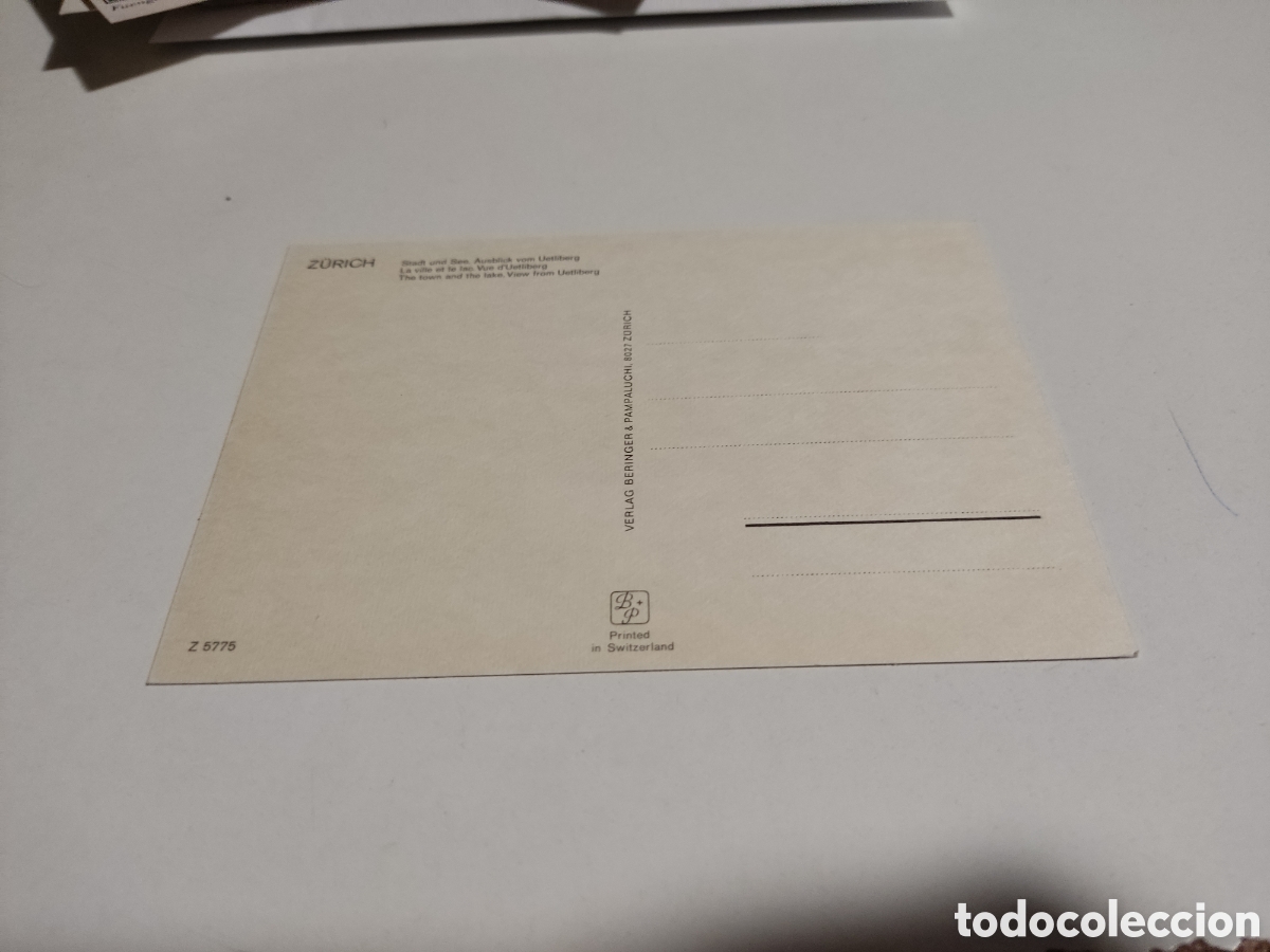 Postales: Postal Zurich - Foto 2