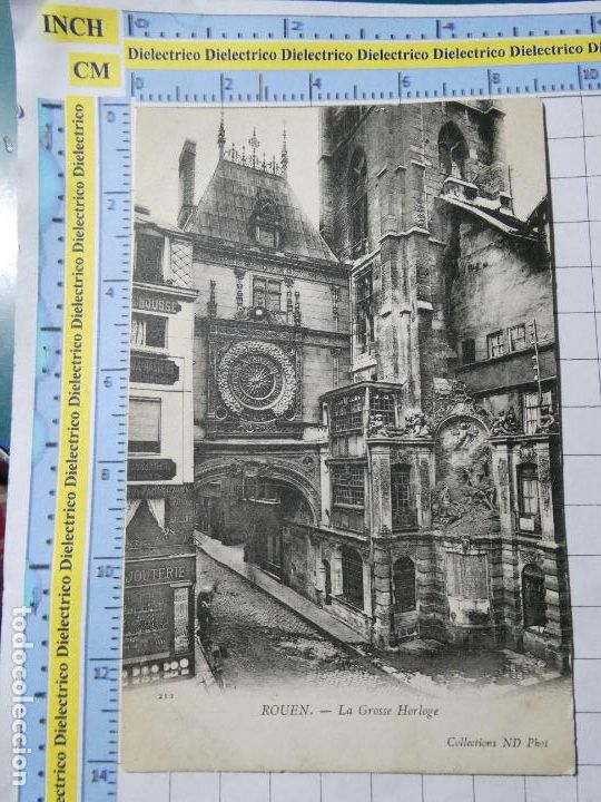 Postais: ANTIGUA POSTAL DE FRANCIA. ROUEN LA GROSSE HORLOGE. 2261