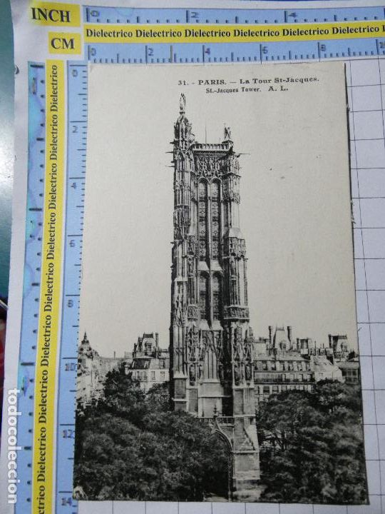 Cartoline: ANTIGUA POSTAL DE FRANCIA. PARIS LA TOUR ST JACQUES . 2264