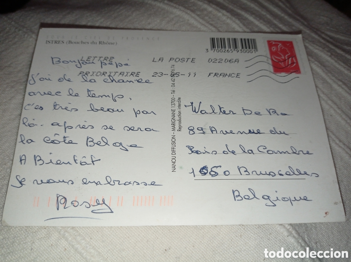 Postales: ISTRES,FRANCIA,POSTAL CIRCULADA - Foto 2
