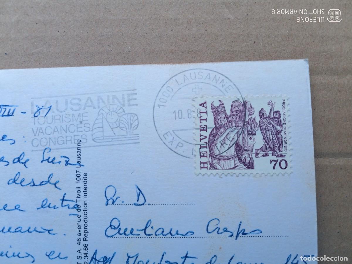 Postales: POSTAL SWITZERLAND - ESCRITA - Foto 2