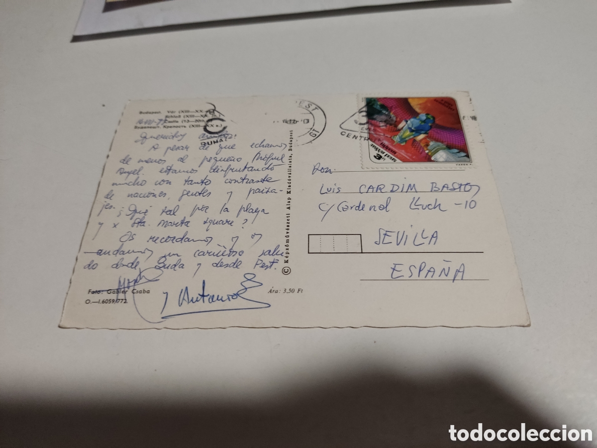 Postales: Postal Budapest, Hungr&iacute;a parlamento? - Foto 2